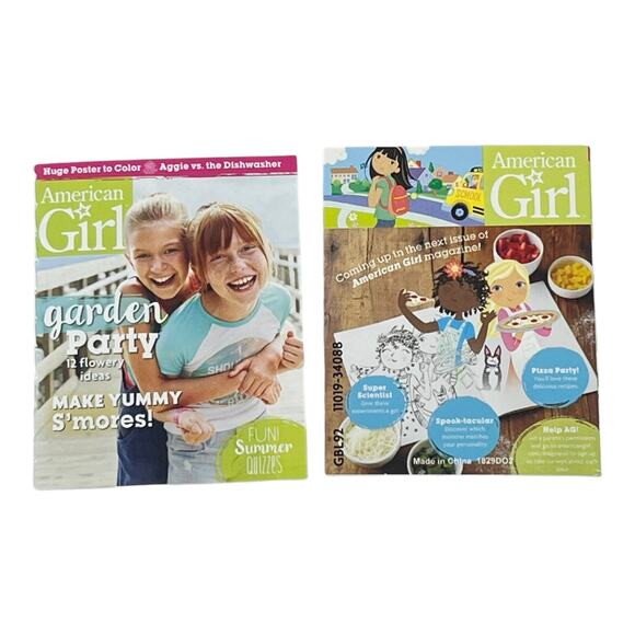 NEW American Girl Garden Party MINI MAGAZINE Book 18" Doll Pool Set Accessory! - Picture 2 of 7